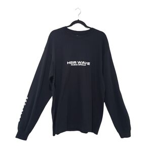 Heir Wave Music Group Black Long Sleeves Shirt XL